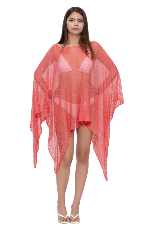 CH-704 full-sleeve beach cover-up